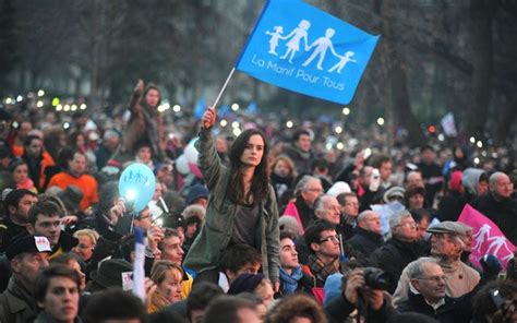 Same Sex Marriage Protests In France