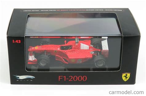 MATTEL HOT WHEELS P9943 Scale 1 43 FERRARI F1 F2000 N 3 M SCHUMACHER SEASON 2000 WORLD