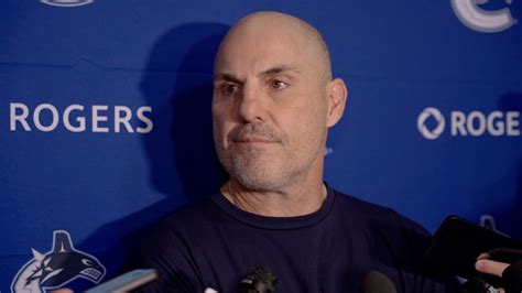 Camp Head Coach Rick Tocchet Vancouver Canucks