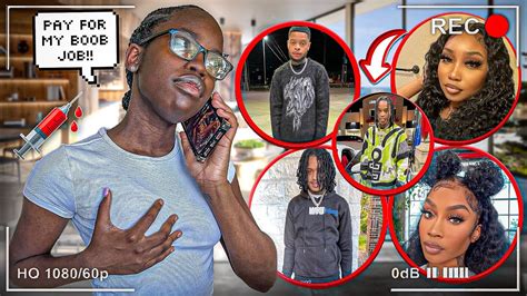 Asking The Gang To Pay For My Boob Job Youtube