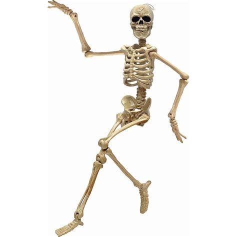 40cm Halloween Simulation Skeleton, Realistic Movable Bone Decoration
