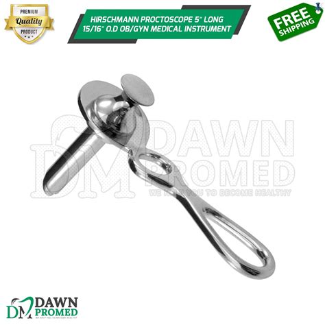 Hirschmann Proctoscope 5 Anal Rectal Speculum OB GYN Medical Inst