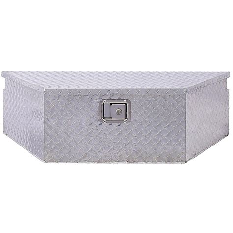 aluminum trailer tongue tool box  bar tread pattern toolbox wide