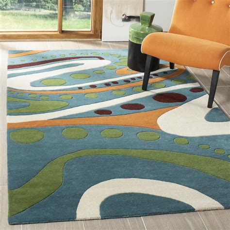 Ivy Bronx Jorie Hand Tufted Wool Abstract Rug Reviews Wayfair