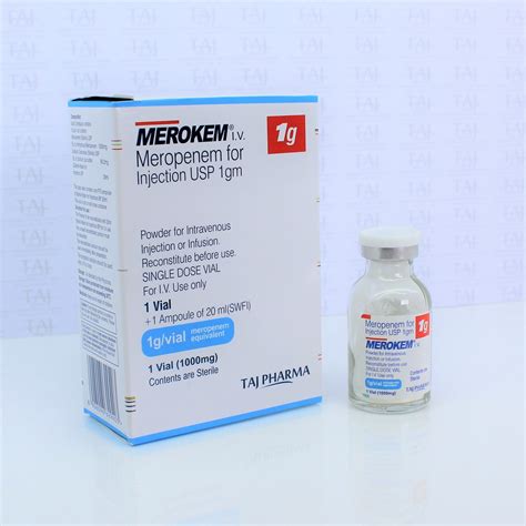 Meropenem Injection 1gm Manufacturers In India