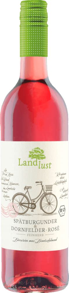 Spätburgunder Dornfelder Rosé feinherb Landlust をオンラインで購入 vinello jp