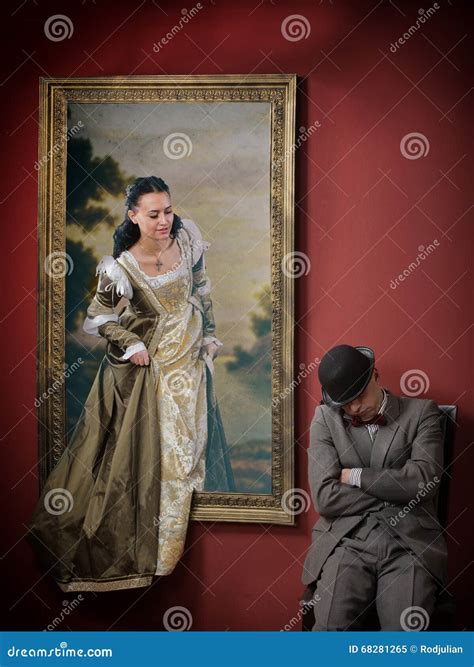 Retrato Vivo Imagem De Stock Imagem De Galeria Fuga 68281265