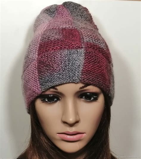 Вязаная шапка-тыква шапка-колпак шапка-луковка в интернет-магазине ...