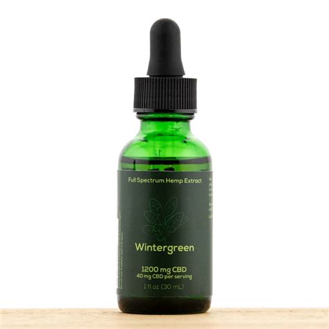 Wintergreen Full Spectrum Hemp Extract Extracts Fiddlers Green Farm