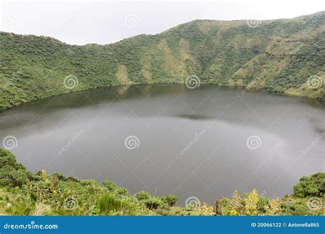 Bisoke crater lake stock photo. Image of sport, tourism - 20066122