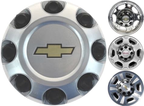 Automotive Chevy Center Caps Hubcaps Wheel Silverado 2500 3500 Suburban 5500 Set Of 4 In1991248