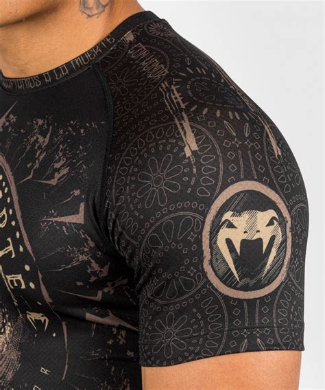 Рашгард Venum Santa Muerte Dark Side SS - Black/Brown купить с ...