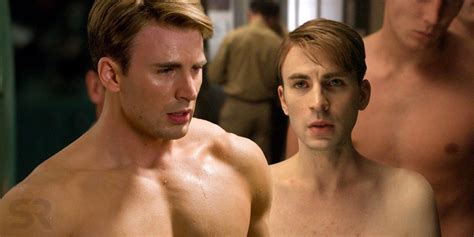 Captain America How Chris Evans Became Skinny Steve In The First Avenger