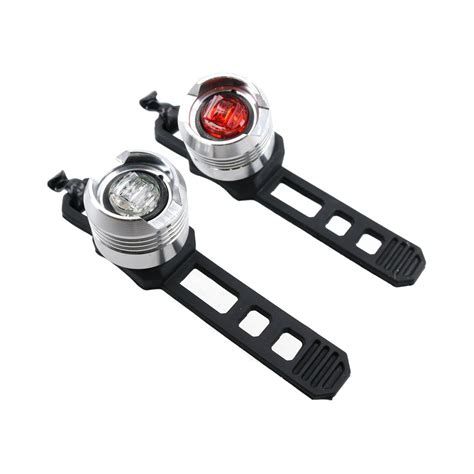 Bright Spot LED Light Bike Cycle Commuter Bright Front & Rear Easy Fit