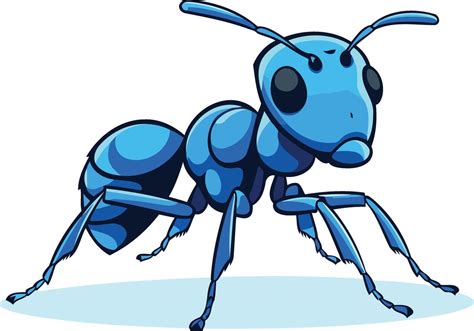 Blue Ant Clip Art 50142198 Vector Art At Vecteezy