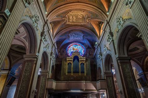 Priverno Latina Italy Co Cathedral Of Santa Maria Annunziata Stock Illustration