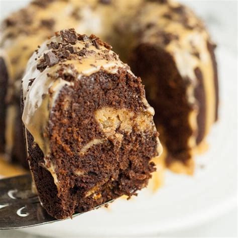 Air Fryer Chocolate Peanut Butter Swirl Cake Kitchen Divas