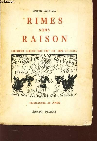 Rimes Sans Raison Chroniques Humoristiques Pour Des Temps Fifficles