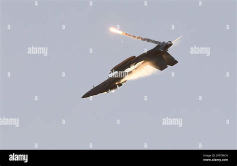 An Fa 18f Super Hornet Is Seen During The Avalon Airshow At Avalon