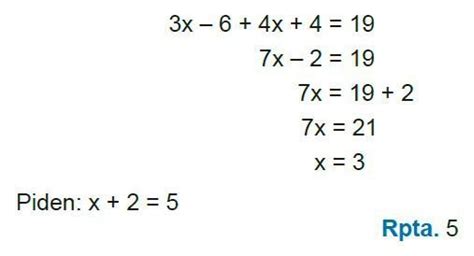 Ecuaciones De Primer Grado De Secundaria Polinomios