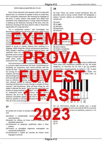 Fuvest 1 Fase 2024 270 Questões Provas 2021 A 2023 Gabarito