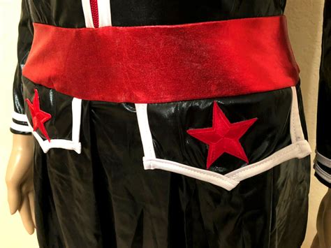 Slutty Cosplay Lingerie Cyber Cop Wetlook Faux Leather Sexy Hot Porn Star Outfit Ebay