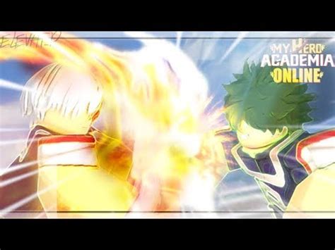 Half Cold Half Hot Vs One For All Roblox My Hero Academia Online Youtube