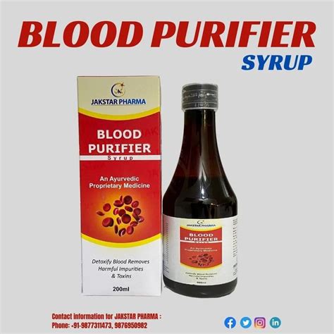 Blood Purifier Syrup At Rs Bottle Blood Purifier Syrup In