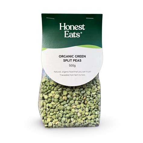 Organic Green Split Peas | Pop of Green Perfection | Honest Eats