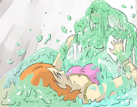 Slime Girl On Top By Silkyfriction Hentai Foundry