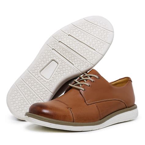 Sapato Casual Conforto Masculino Sandro Moscoloni Couro Tato Lopes Tan