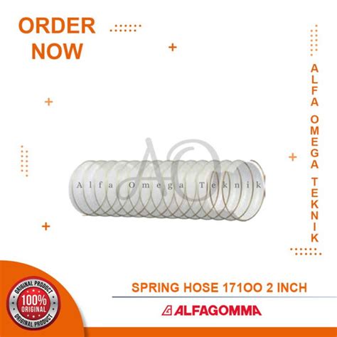 Jual ALFAGOMMA 171OO SELANG SPIRAL TRANSPARAN 2 INCH PU DUCTING HOSE 51