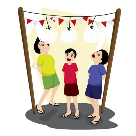 Gambar Kartun Lomba Agustusan