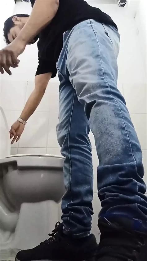 Masturbation And Urination In Street Bathroom Gay Amateur Porn By FapHouse XHamster