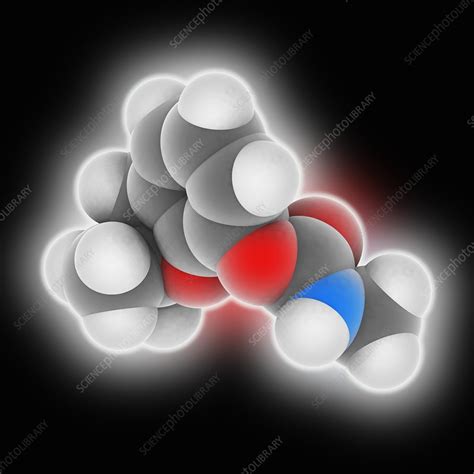 Carbofuran pesticide molecule - Stock Image - C025/3635 - Science Photo ...