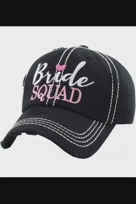 Womens Bride Tribe Baseball Cap I Do Bachelorette Wedding Party Hat