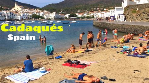 Cadaqués Beach in Costa Brava Girona Spain Walking Tour Swimming