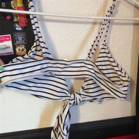 Zaful Swim Stripped Bikini Set Poshmark