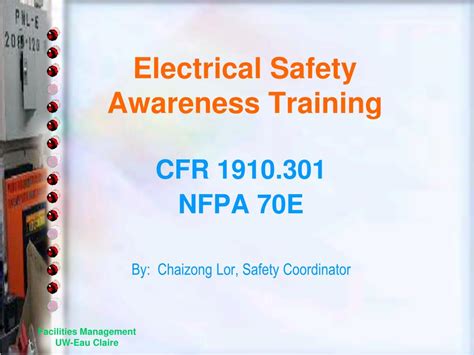 Ppt Electrical Safety Awareness Training Powerpoint Presentation