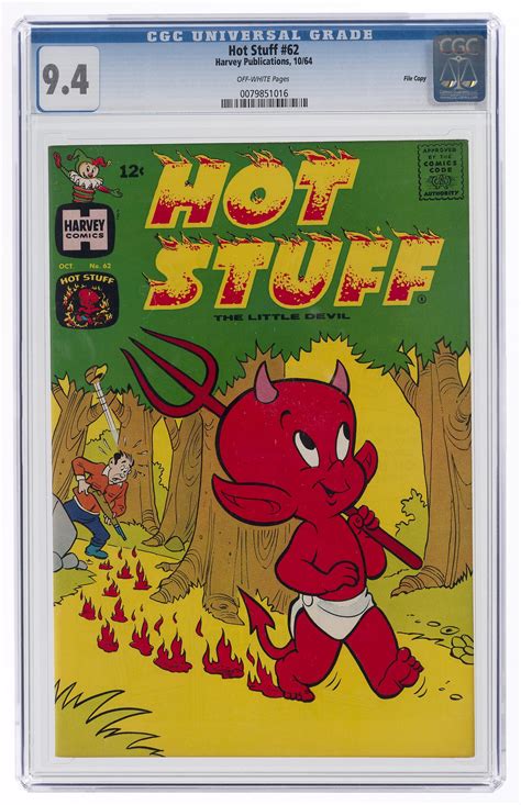 Hake S HOT STUFF 62 OCTOBER 1964 CGC 9 4 NM FILE COPY