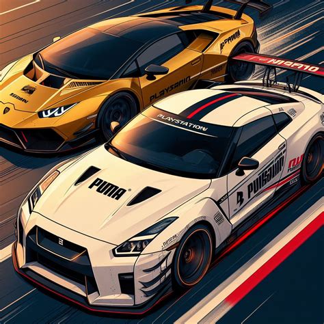 Stable Diffusion Prompt A White Nissan GT R R35 With A PromptHero