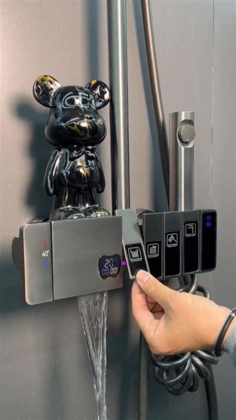 Bakicth Digital Rain Shower Set Hot And Cold Mixer Her Steps Modern Huis Inrichting