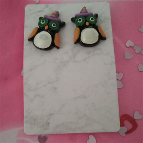 Halloween Lil Owls Spooky Emo Quirkyearrings Y2k Depop