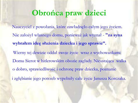 Ppt Prawa Dziecka Wg Janusza Korczaka Powerpoint Presentation Free