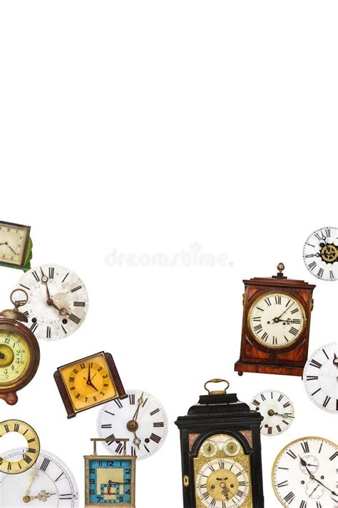 Set Different Clock Faces Stock Photos Free And Royalty Free Stock