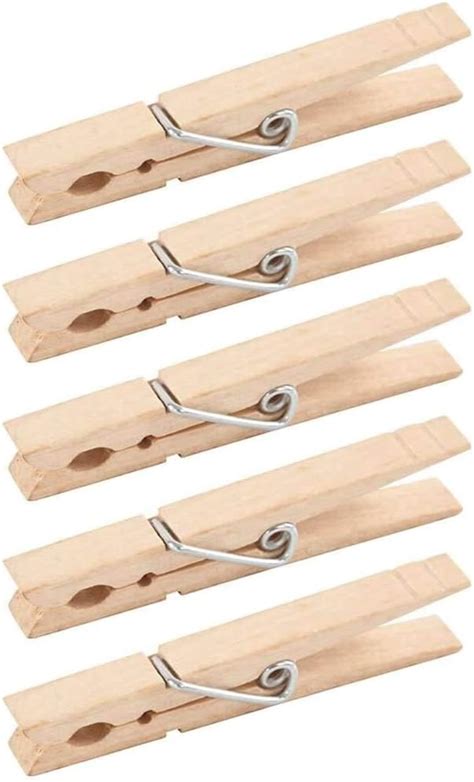 Nippelklemmen W Scheklammer Brustklammern Holz Natur St Ck Set