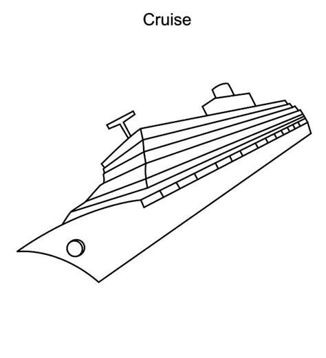 Cruise Ship Paquebot Transportation Free Printable