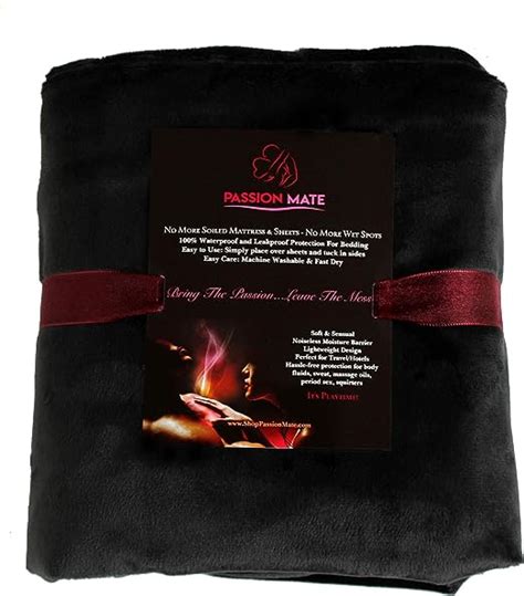 Passion Mate Waterproof Sex Blanket Bed Pad Leakproof Reusable And Washable Sheets And