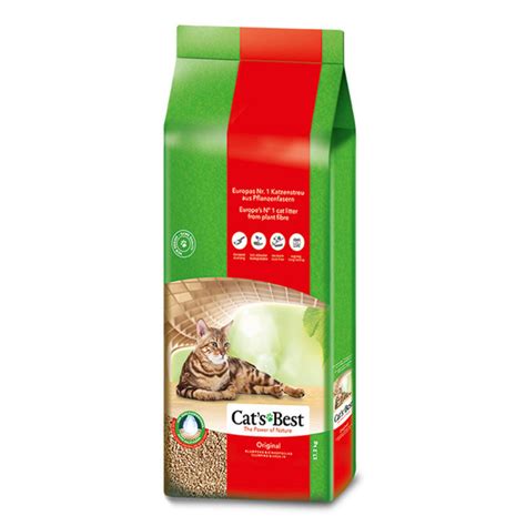 Cat's Best Original древесный комкующийся наполнитель 17,2кг (40 л ...
