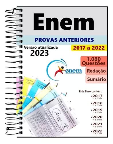 Apostila Enem 2023 Caderno De Provas Questões De 2017 A 2022